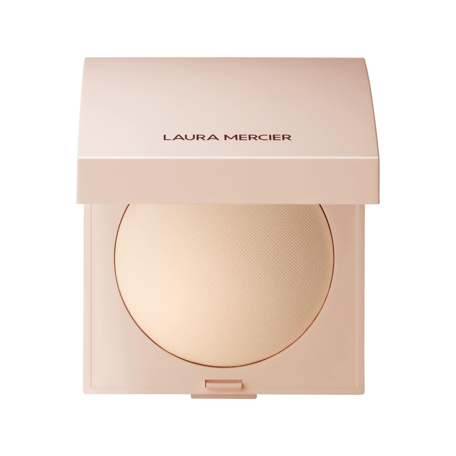 Laura Mercier Real Flawless Luminous Perfecting Talc-Free Pressed Finishing Powder, Creamy Formula, Light Coverage, Natural Luminous Finish, Enlivens Skin, Adds Dimension, Translucent