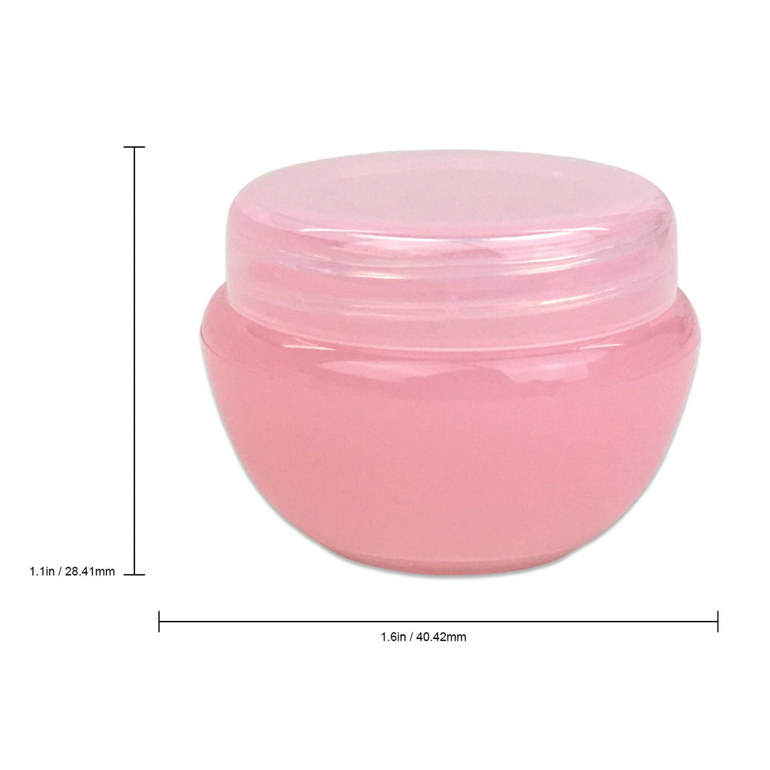 24 Pieces, Pink: Beauticom 10G/10ML Frosted Container Jars with Inner Liner for Scrubs, Oils, Salves, Creams, Lotions, Makeup Cosmetics, Nail Accessories, Beauty Aids - BPA Free (24 Pieces, Pink)