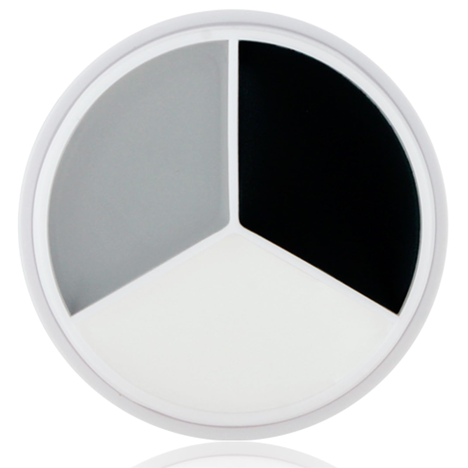 MEICOLY Black White Light Grey Face Body Paint Palette,Halloween Zombie Skeleton Makeup Face Paint,Clown Black White Makeup for Adults and Kids,Professional Body Paint Face Painting for SFX Cosplay