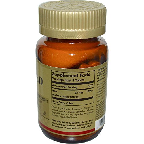 Solgar - Chelated Iron - 100 Tablets