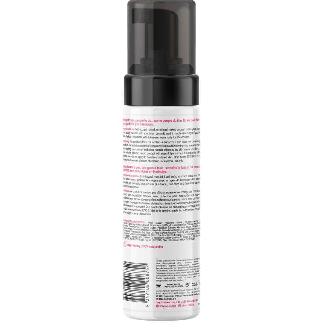 b.tan B. Tan Pre Shower Tan Mousse - Ain'T Nobody Got Time For Dat! - 6.7 Fl Oz - 9 Minute Golden Tan