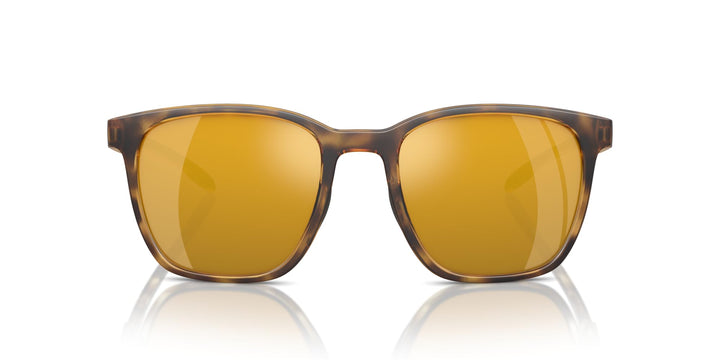 Native Eyewear Targhee Square Sunglasses, Matte Tortoise/Bronze Mirrored Polarized, 54 mm