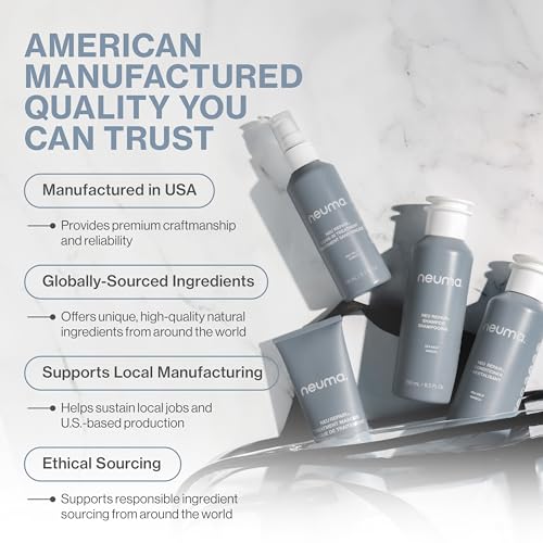 Neuma Neu Repair Leave In Hair Treatment 1 Fl. Oz. Travel Size Hair Repair Treatment for Damaged Hair - Smooths, Conditions, Shields, Softens, Protects, Strengthens, Lemon, Lavender & Fir Needle Scent