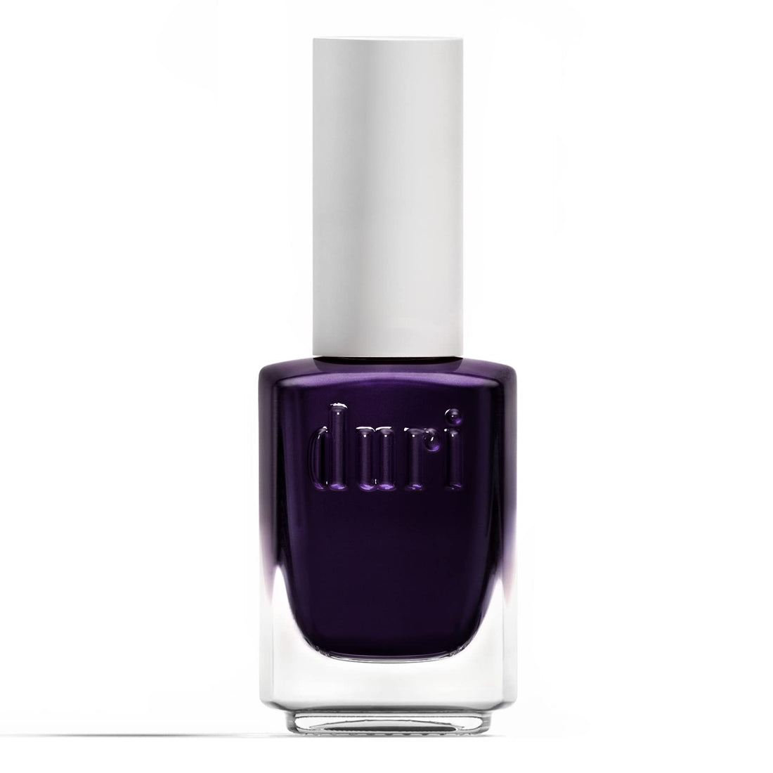 Duri Nail Polish, 572 Purple Rain, Dark Shimmer Purple Lacquer Opaque Coverage, 0.5 fl.oz.