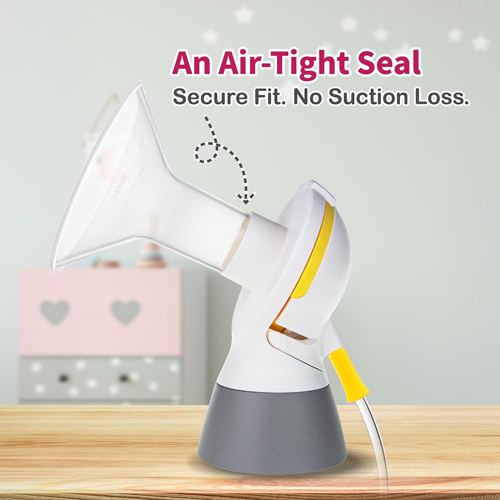 Nenesupply 28mm Flange Compatible with Medela Breast Pump Parts Replace 28mm Flange for Medela Accessories Compatible with Pump in Style Parts Symphony Swing Harmony Pump Work with Personalfit Flex