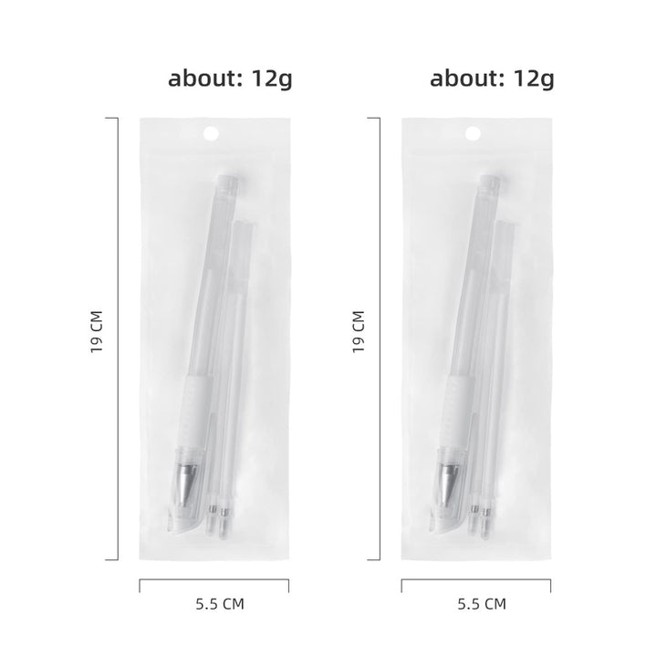 TEONEI Eyebrow microblading Marker Pen,Skin Marker Pen,Eyebrow Permanent Makeup Position Mapping Mark Tools (White)