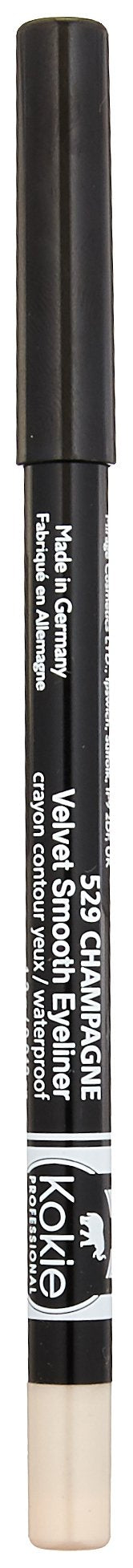 Kokie Cosmetics Waterproof Velvet Smooth Eyeliner Pencil, Champagne, 0.042 Ounce