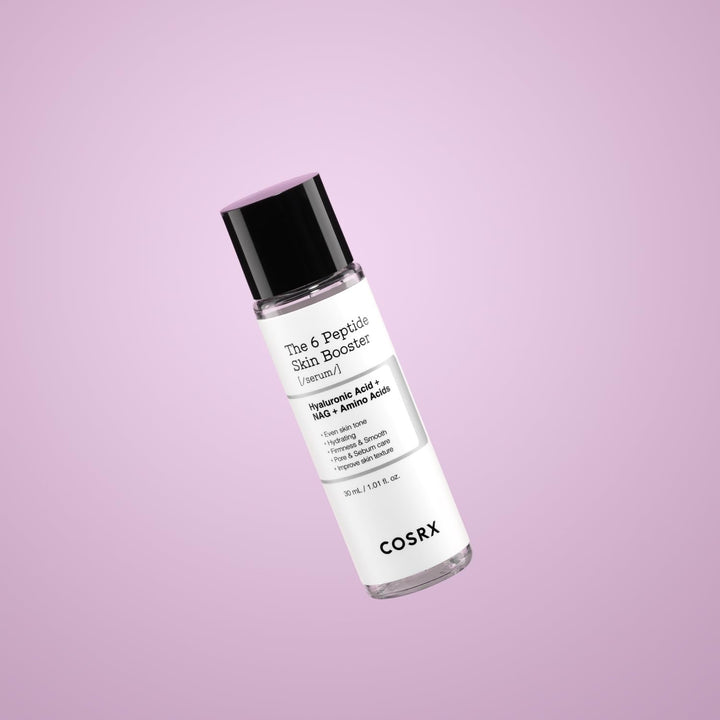 COSRX Mini-Sized 6X Peptide Collagen Booster Toner Serum 1 Fl Oz, Niacinamide & Hyaluronic Acid, Facial Serum, Travel Essentials, Korean Skin Care