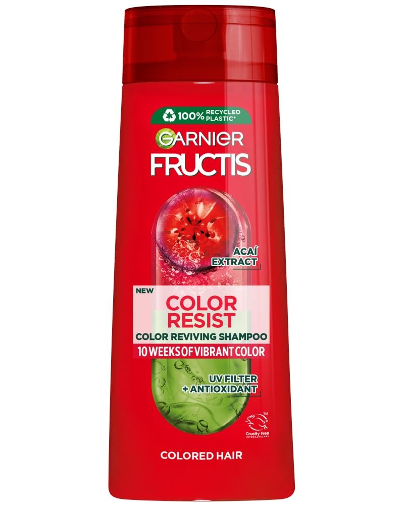 Garnier Fructis Color Resist Shampoo, 400 ml, 13.53 Fl Oz (Pack of 1)