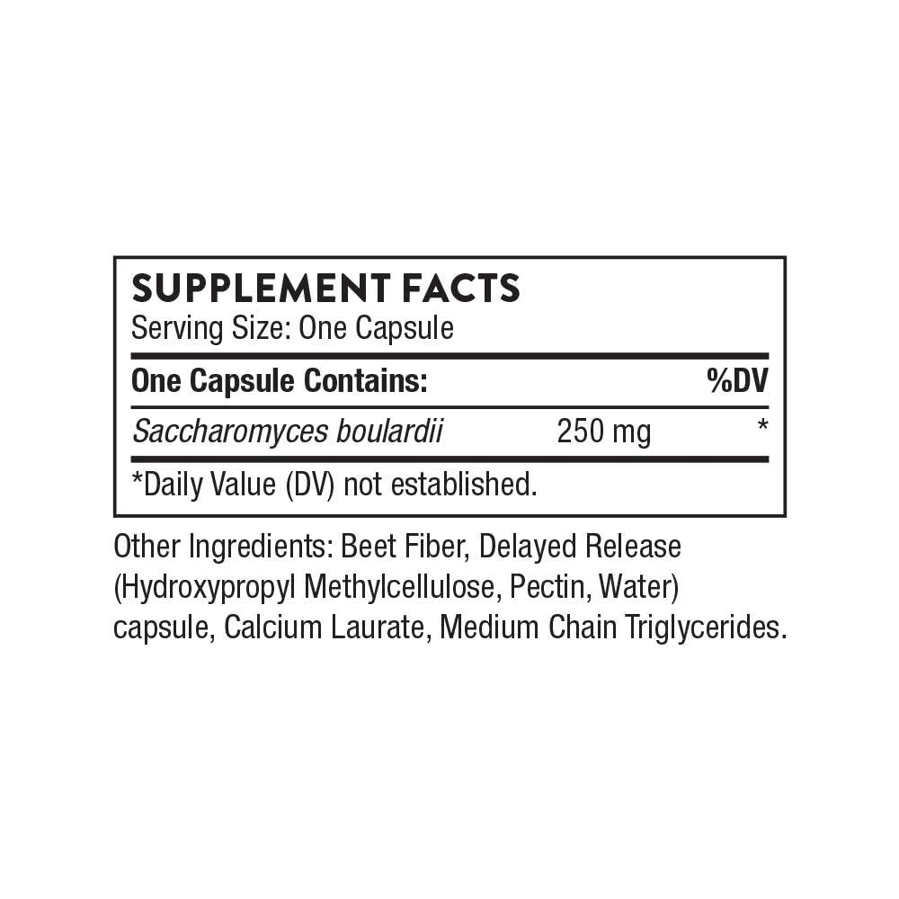 THORNE Sacro-B Probiotic - Support Gut Health, Immune Function & Constipation Relief Probiotics - Gluten-Free Health Support - 60 Capsules