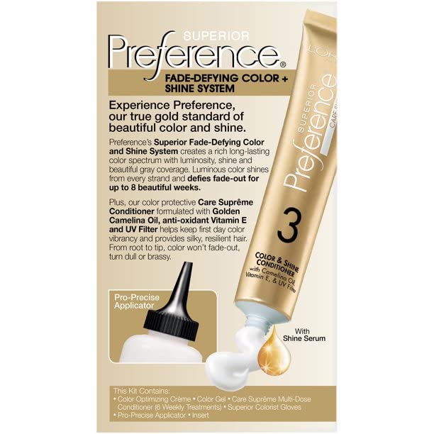 L'Oreal Superior Preference Les Blondissimes, LB02 Extra Light Natural Blonde (Natural) 1 ea (Pack of 2)