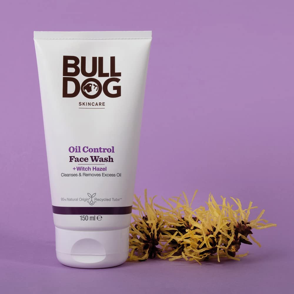 Bulldog Skincare For Men, Oil Control Face Wash, 5 fl oz (150 ml)
