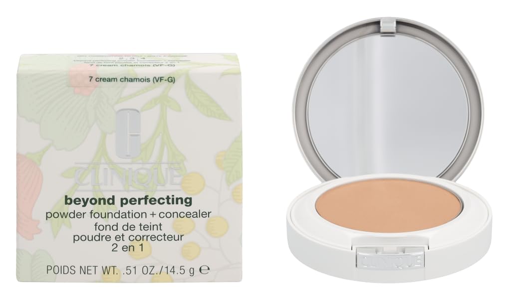 # 7 Cream (VF-G), 1 Ounce : Clinique Beyond Perfecting Foundation + Concealer, 7 Cream (VF-G), 1 Ounce