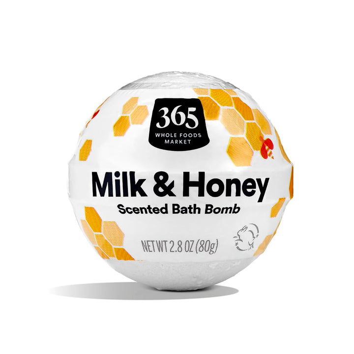 365 by Whole Foods Market, Fizzing Bath Bomb, Milk & Honey, 2.8 Ounce