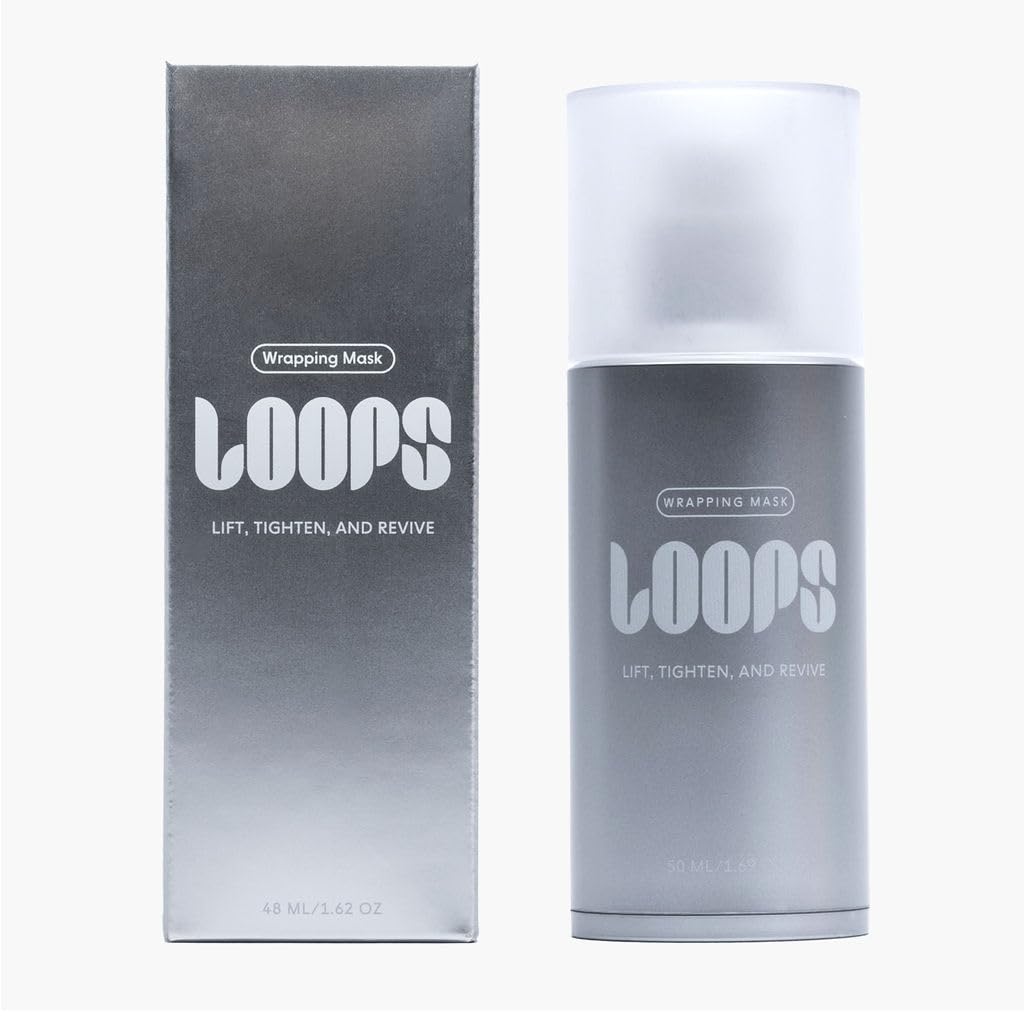 LOOPS Wrapping Mask - Korean Face Masks Lifts and Firms Skin - Anti-Aging Skincare - Skin Tightening Facial Masks - Overnight Collagen Night Wrapping Mask - Mother's Day Gifts for Mom