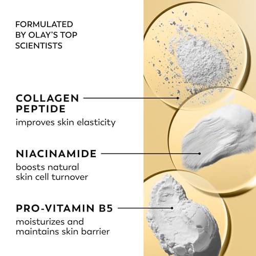 Olay Regenerist Collagen Peptide Face Moisturizer, Firm & Smooth Cream -Fragrance-Free - Hydrating, Firming, Anti-Aging, Anti-Wrinkle, Smoothing - Recyclable Sustainable Eco Jar, Non-Greasy, 2 Oz