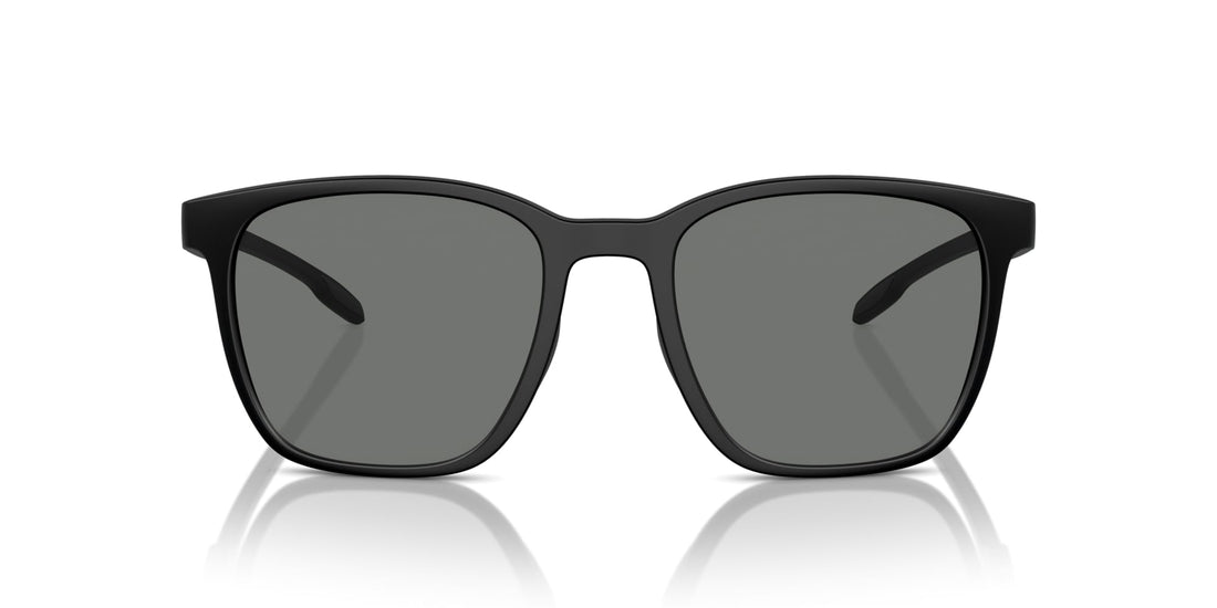 Native Eyewear Targhee Square Sunglasses, Matte Black/Grey Polarized, 54 mm