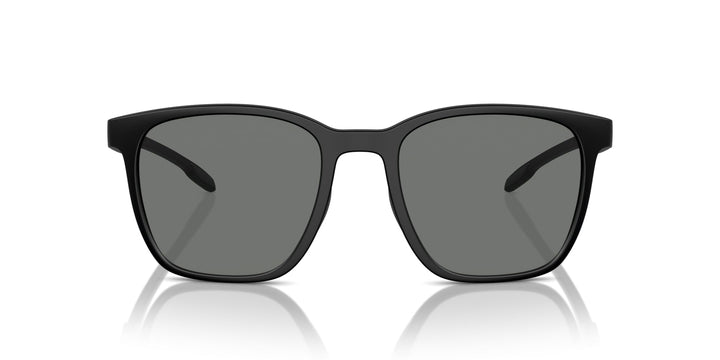 Native Eyewear Targhee Square Sunglasses, Matte Black/Grey Polarized, 54 mm