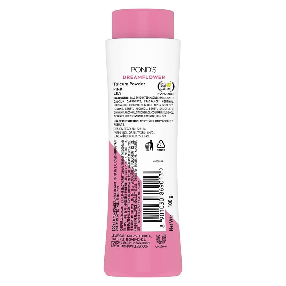 POND'S Dreamflower Talcum powder 100gm by Pond's