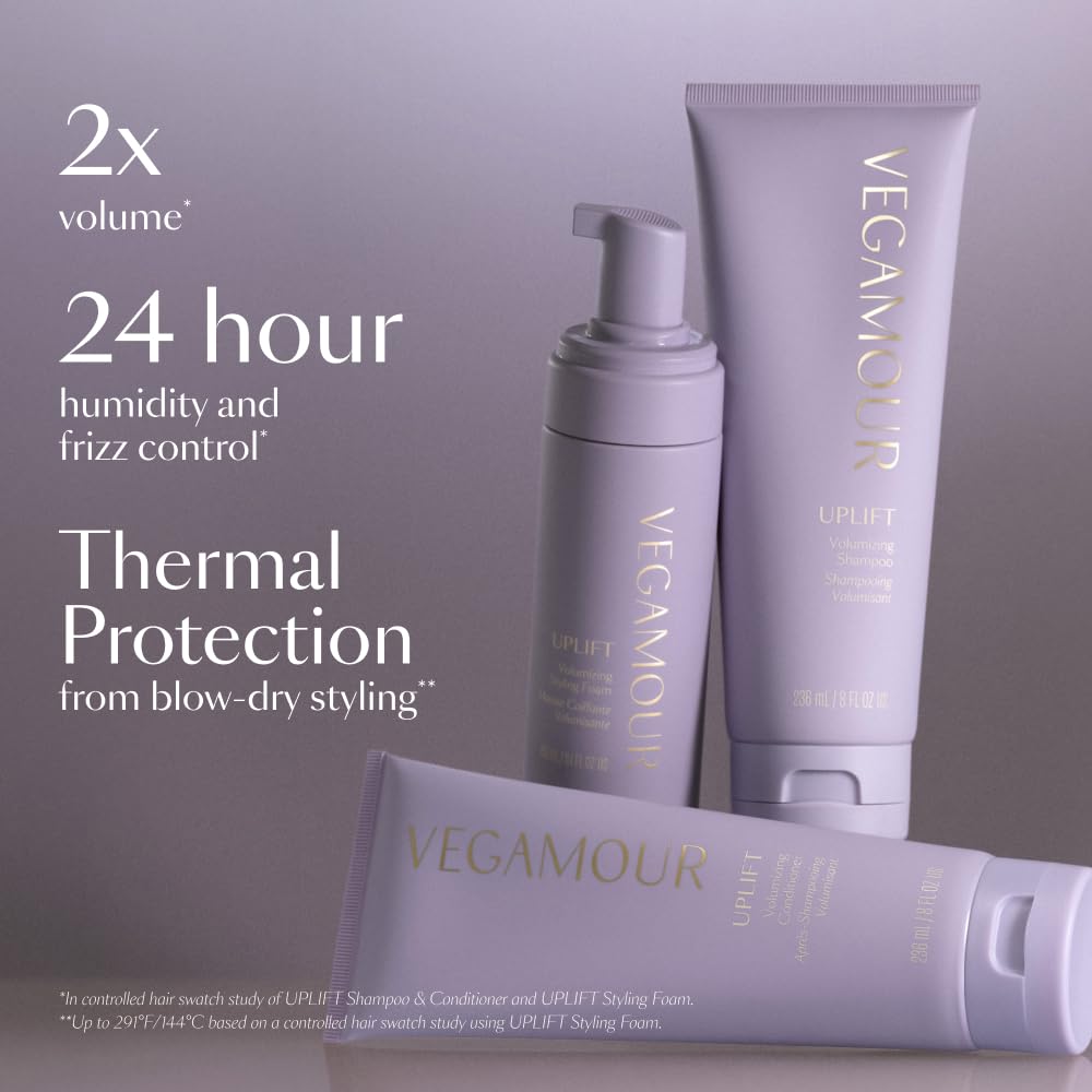 UPLIFT Volumizing Conditioner For fine, flat & thinning hair, Provides Volume & Resists Humidity, Non Sticky Formula, Bouncy Soft Hair