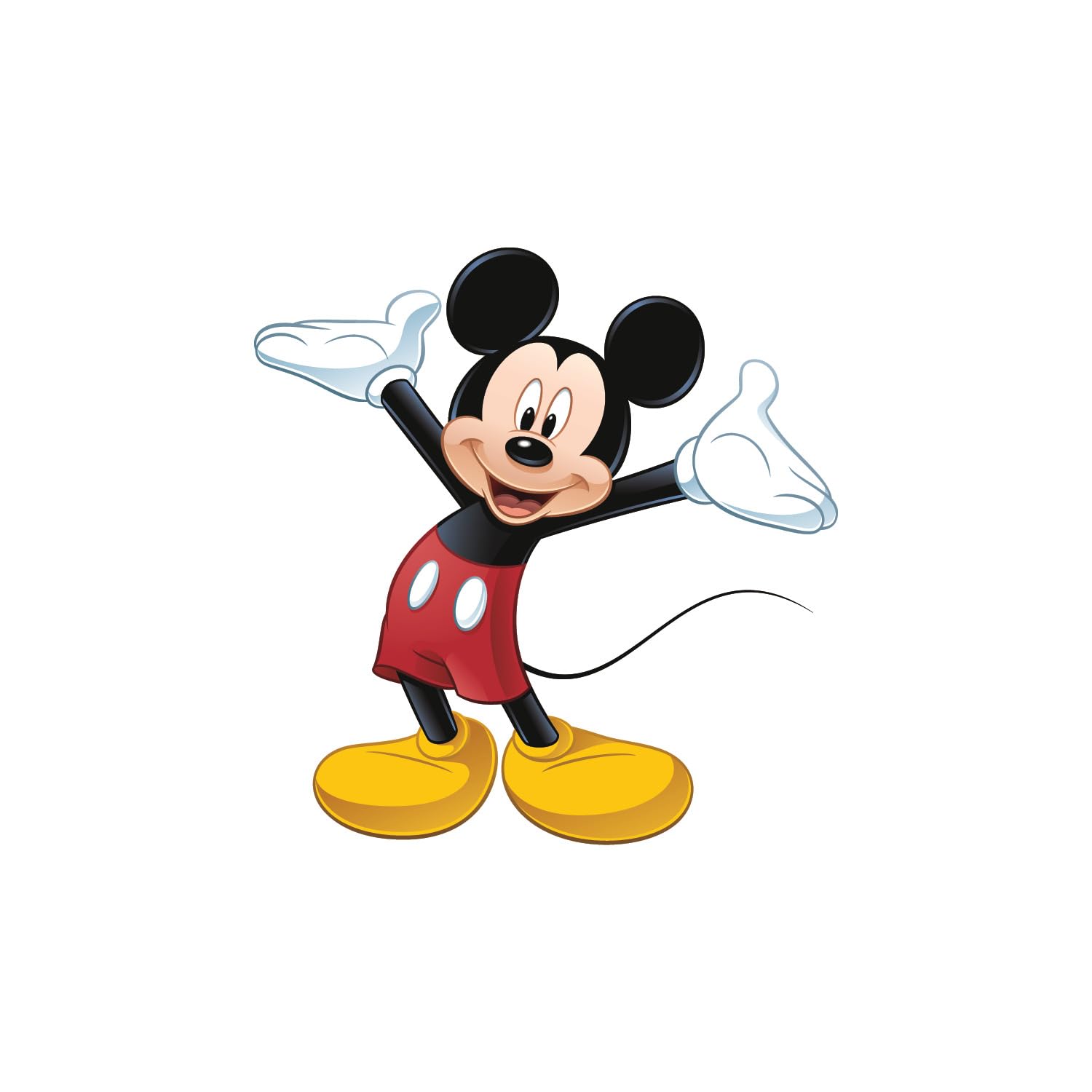 Disney Mickey & Friends Mickey Mouse Peel & Stick Giant Wall Decal by RoomMates, RMK1508GM