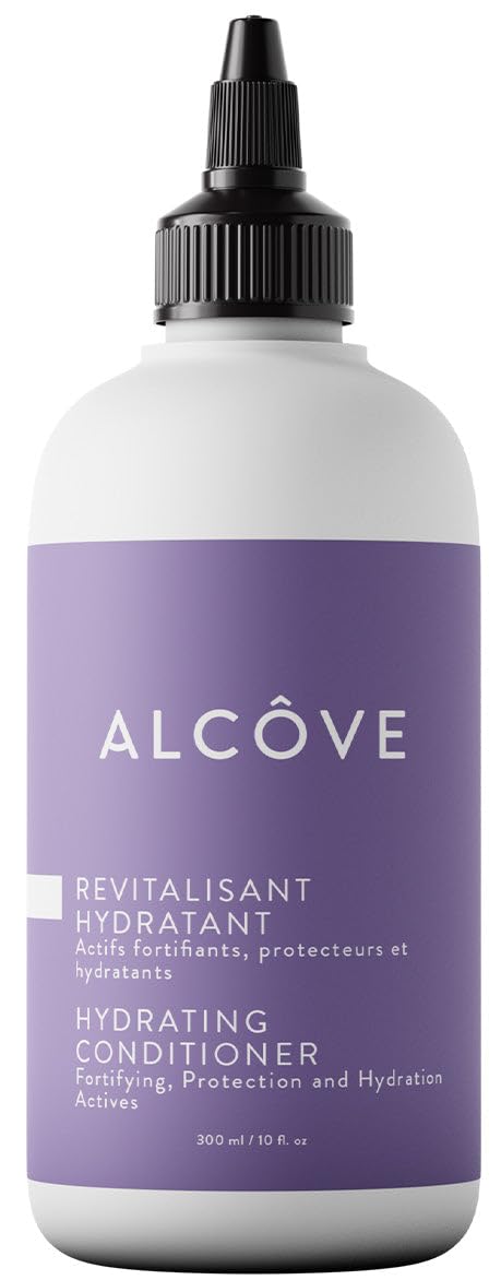 Alcôve - Hydrating Conditioner - Moisturizing & Nourishing - Helps hydrate Damaged Hair - Anti-frizz properties - Lightweight Formula - Made with Argan Oil - Color Safe - Sulfate Free - Vegan - 300ml