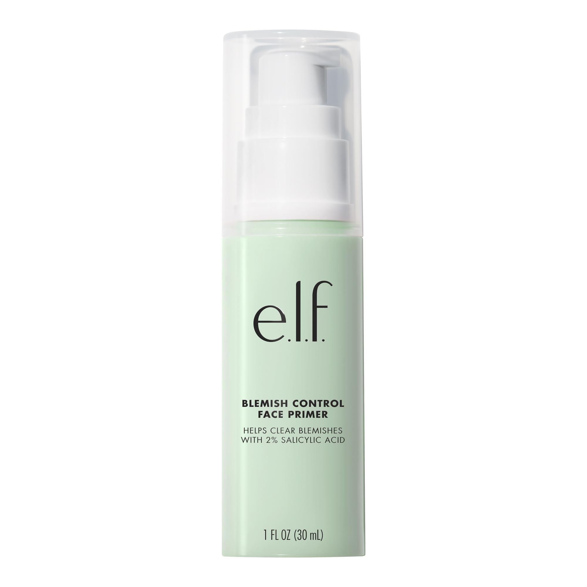 e.l.f. Blemish Control Face Primer, Soothing & Hydrating Makeup Primer For Fighting Blemishes, Grips Makeup To Last, Vegan & Cruelty-free, Large