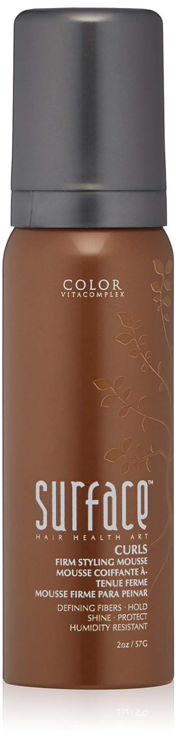 Surface Curls Firm Styling Mousse 2 Oz by SURFACE