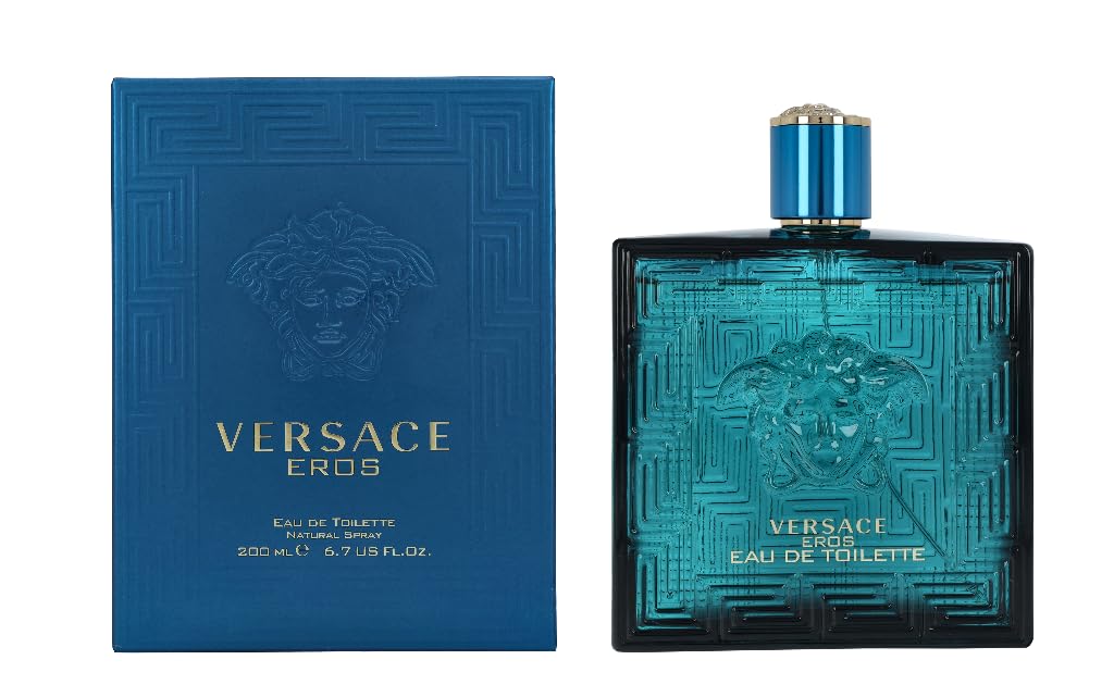 Versace Eros Eau De Toilette, 200Ml for Men