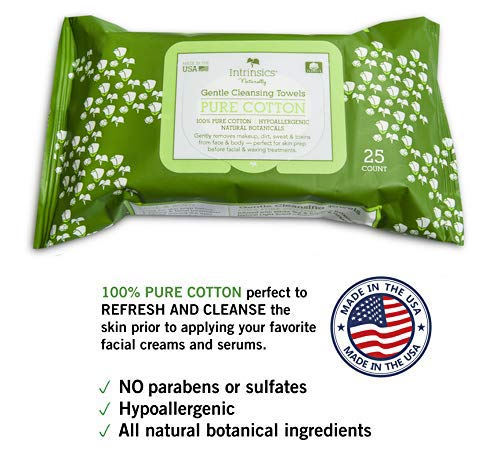 INTRINSICS Gentle Cleansing Towels - 25ct.