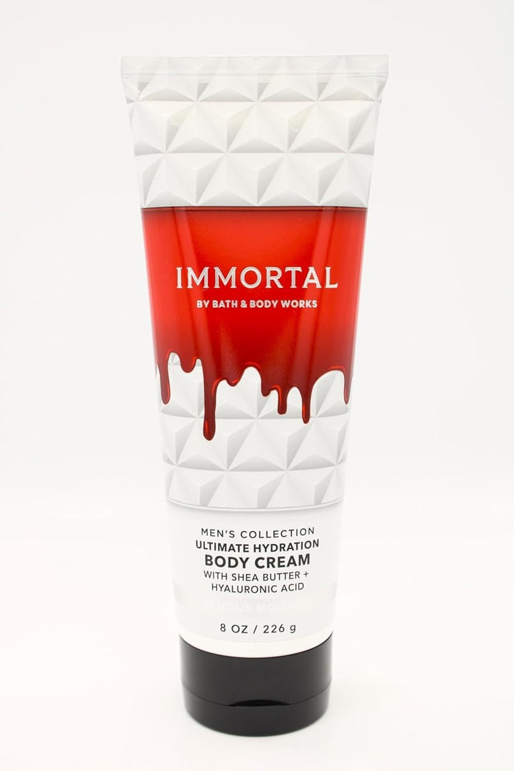 Bath & Body Works Immortal Men's 3-in-1 Hair, Face & Body Wash and Body Cream 2 Piece Set