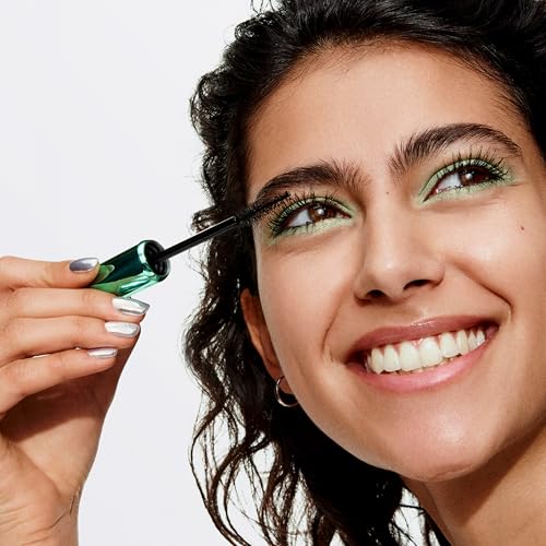 Clinique High Impact High-Fi Full Volume Water-Resistant Mascara | Volumizing, Non-Clumping, Smudge-Proof + Safe For Sensitive Eyes, Mini Travel Size, Black, 0.17 Fl Oz