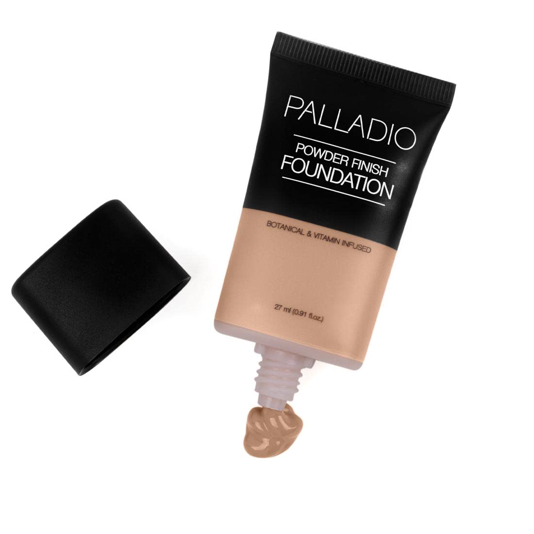 Palladio Beauty Powder Finish Foundation Tube, In the Buff (suitable for medium-dark skin tone) (PFS07)