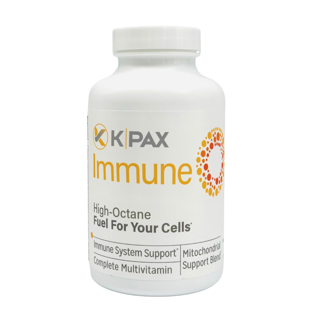 KPAX Immune, High Potency Mitochondrial Energy Supplement - Comprehensive Antioxidant Multivitamin 120 Tablets