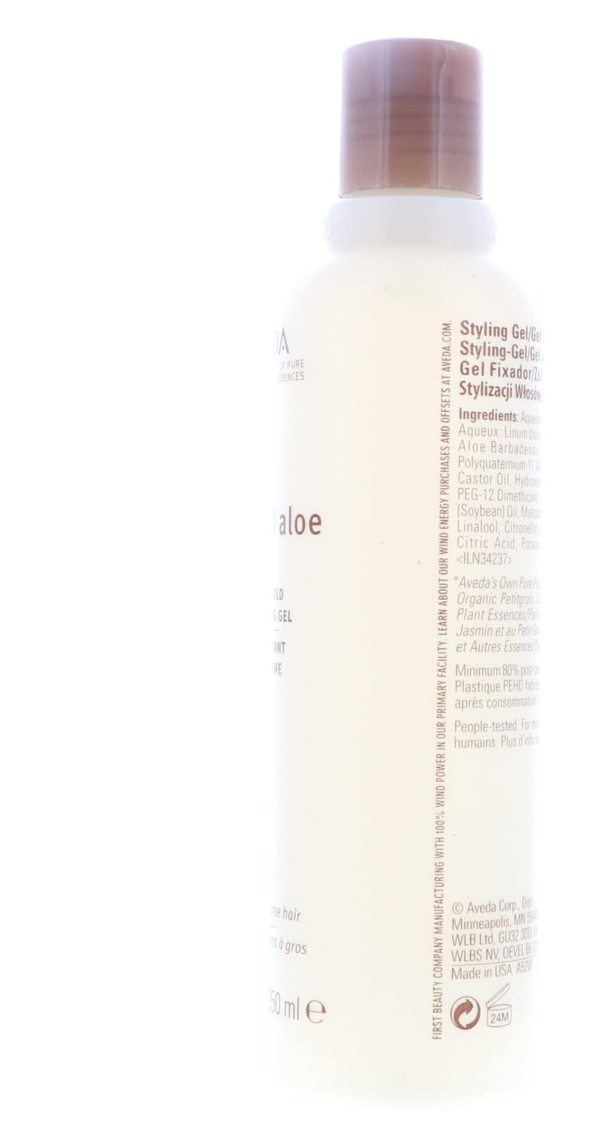 Aveda Flax Seed Aloe Strong Hold Sculpturing Gel, 8.5-Ounce Bottles (Pack of 2)