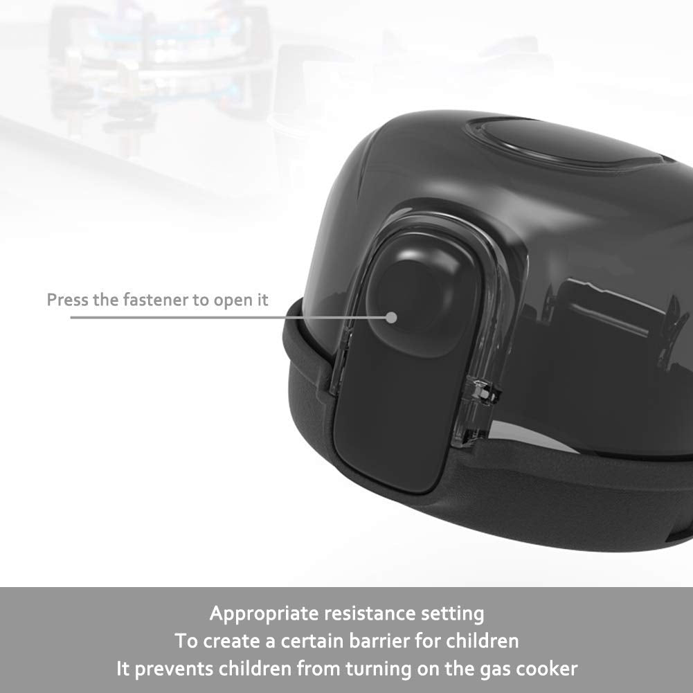 Kitchen Stove Knob Covers, Baby Safety Gas Stove Knob Covers, Protection Locks for Child Proofing - 5 Pack