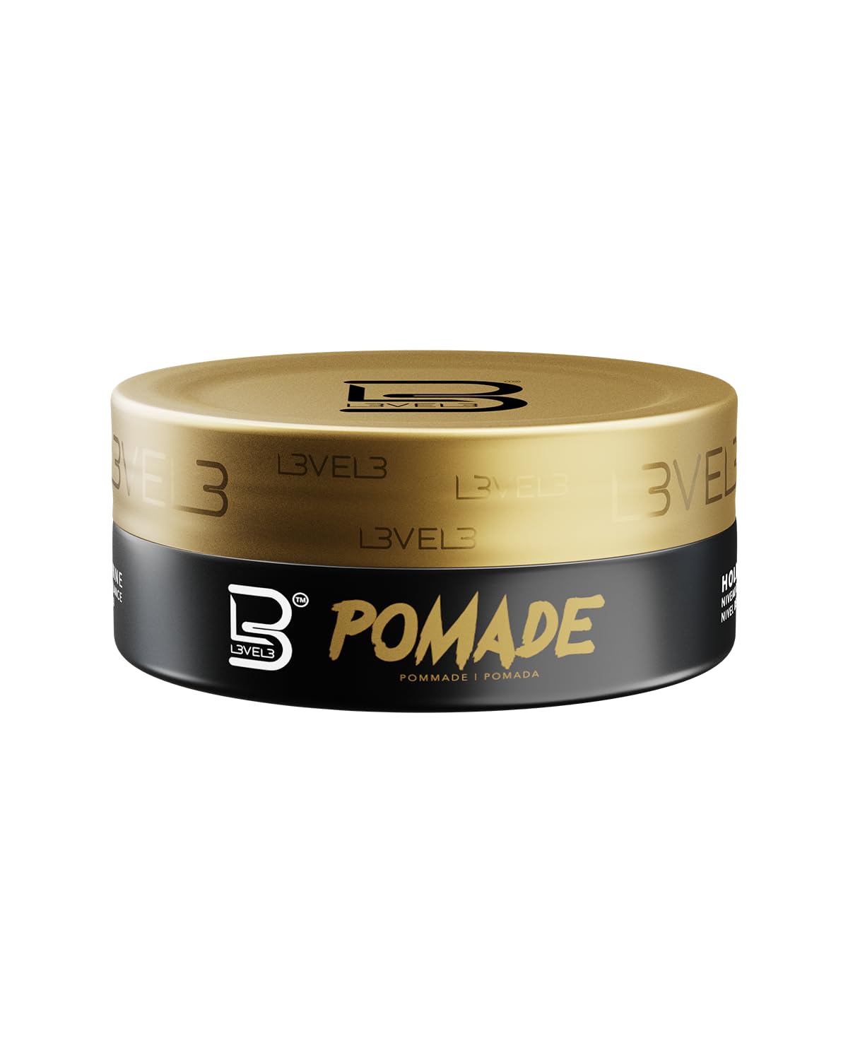 Level 3 Pomade - Improves Hair Strength and Volume L3 - Long-Lasting Hold Infused with Keratin - Level Three Mens Pomade (150 ML)