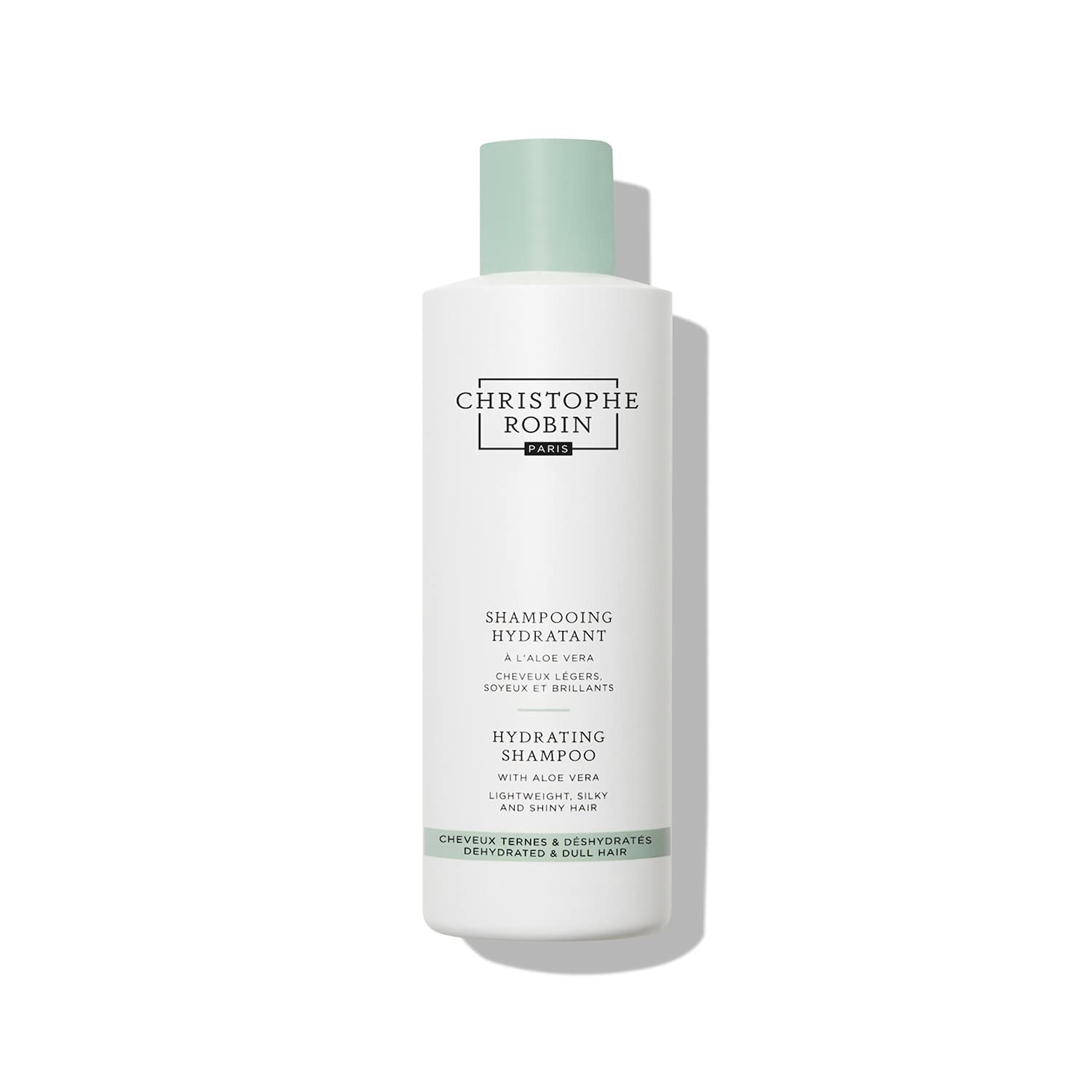 Christophe Robin Hydrating Shampoo With Aloe Vera - Lightweight Ultra-Hydrating - for Dry, Dull Hair 8.4 fl. oz