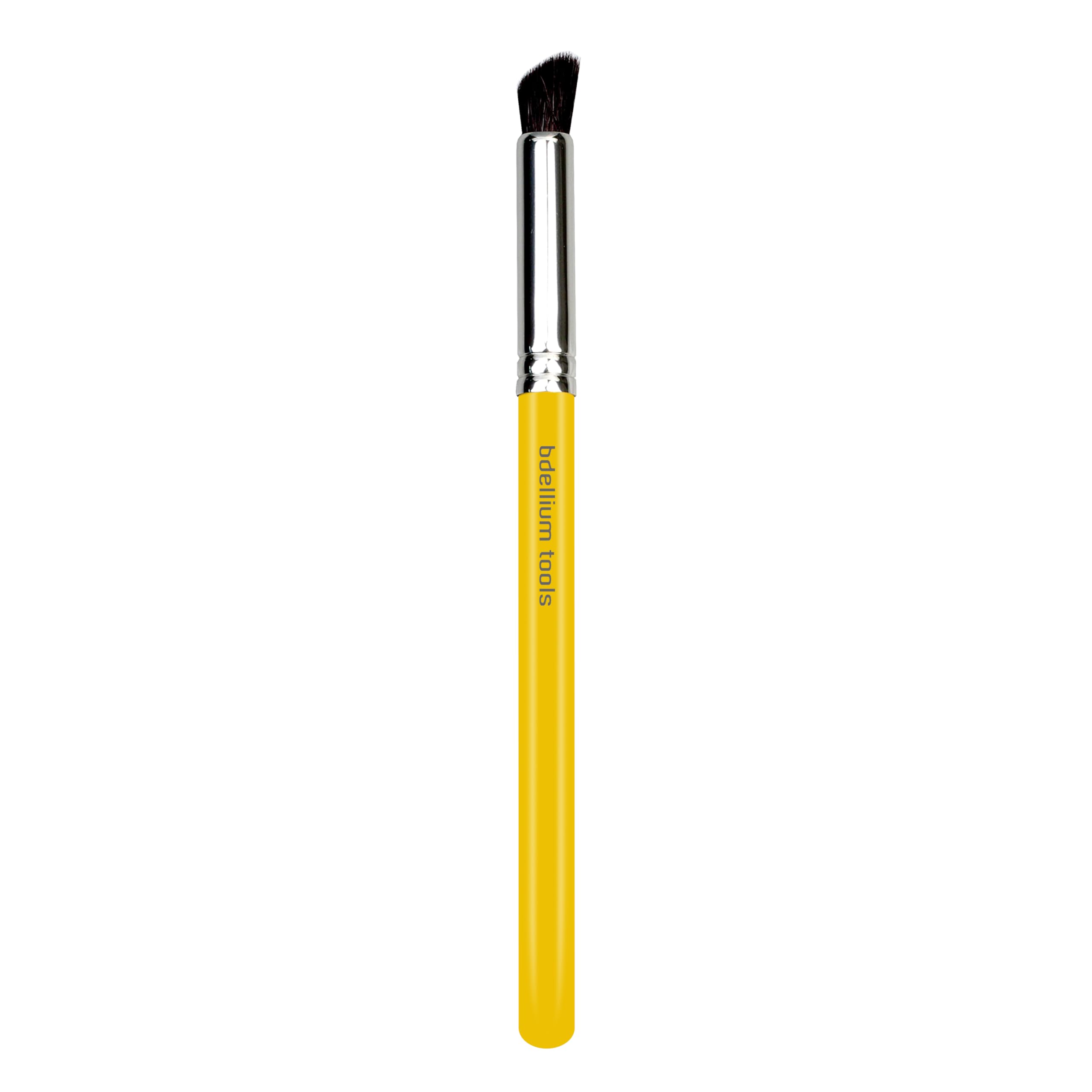 Bdellium Tools Studio Line Angled Contour Brush, Yellow