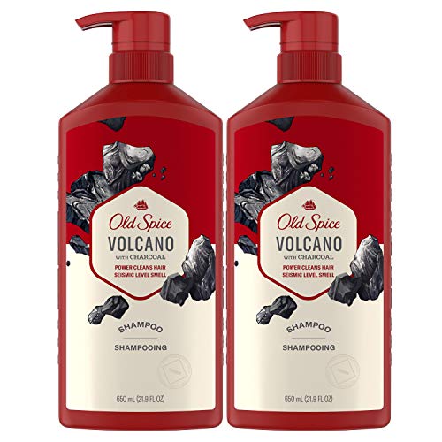 Old Spice Charcoal Shampoo for Men, 21.9 Oz Each, Twin Pack