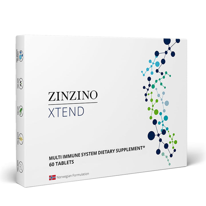 Zinzino - Xtend, Immune Supplement with 23 Essential Vitamins and Minerals, Complements BalanceOil+ - 60 Tablets