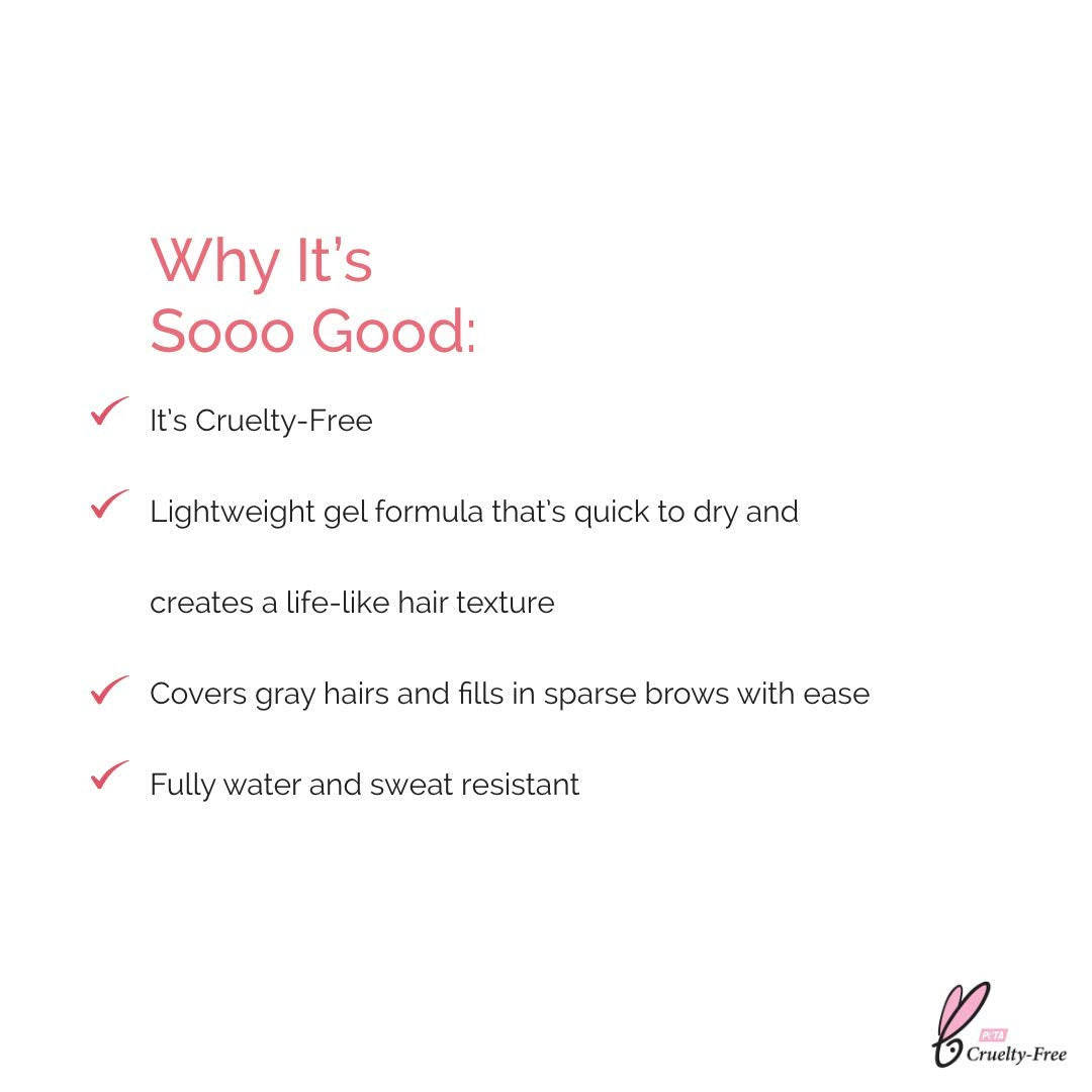 Queen of the Fill Tinted Eyebrow Makeup Gel Cruelty Free (4g/.14oz) by Elizabeth Mott (Auburn)