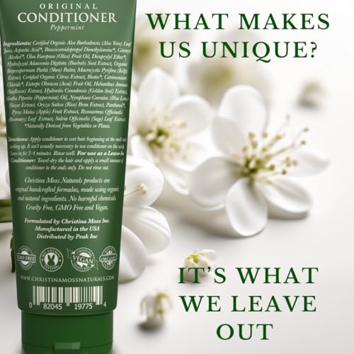 Christina Moss Naturals® Conditioner with Organic & Natural Ingredients for Radiant and Responsible Beauty, No Parabens, No Silicones, No-Toxins