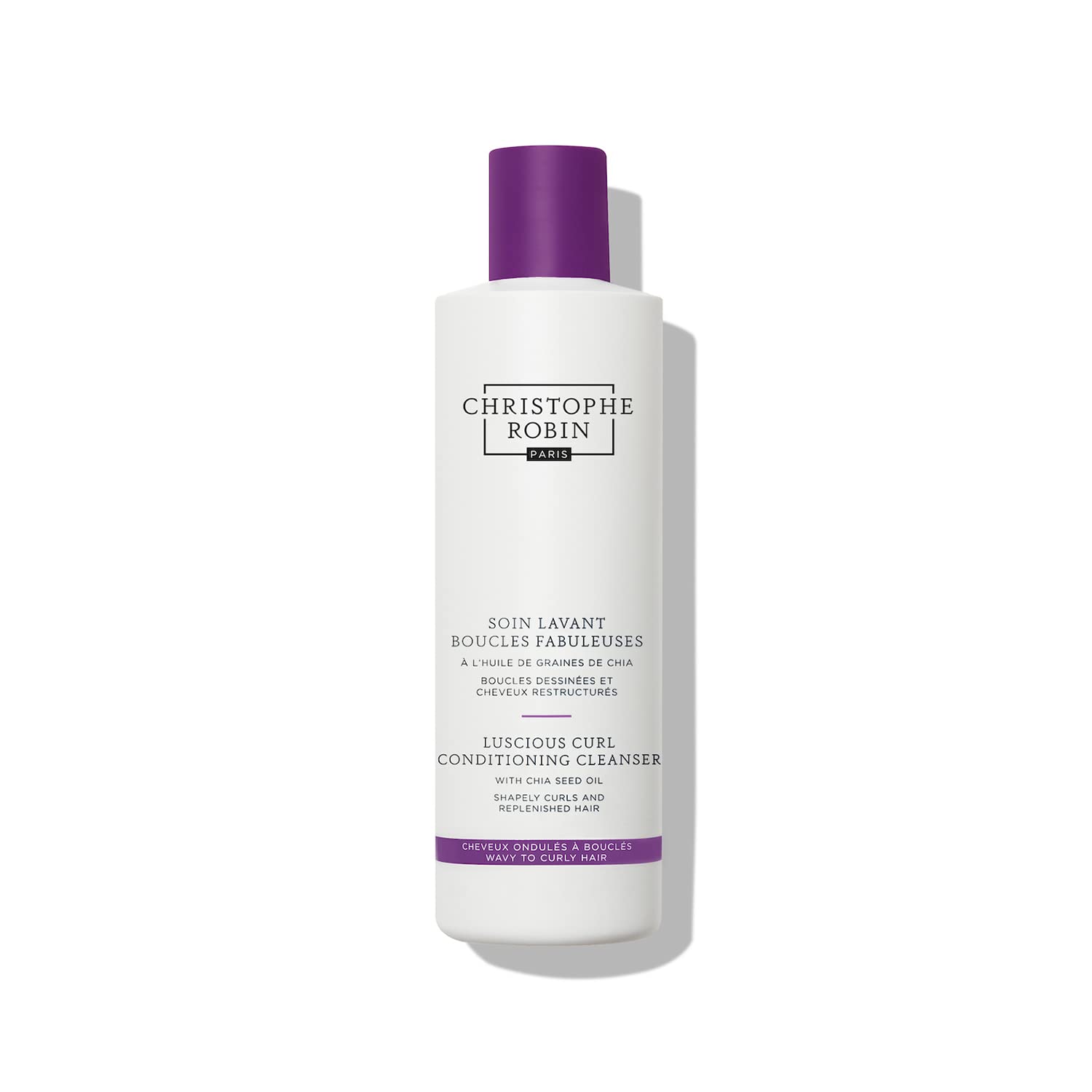 Christophe Robin Luscious Curl Cleansing Conditioner With Chia Seed Oil for Wavy to Softly Curled Hair 8.4 fl. oz