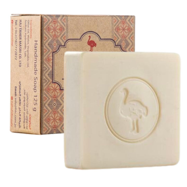 Nabulsi Virgin Olive Oil Nabulsi Soap Bar - 1 Pack 4.4 OZ 100% Pure Olive Oil Soap Bar for Face & Body - Traditional Soap with Real Scent - Chemical Free Soap Bar for Men & Women (Oud)