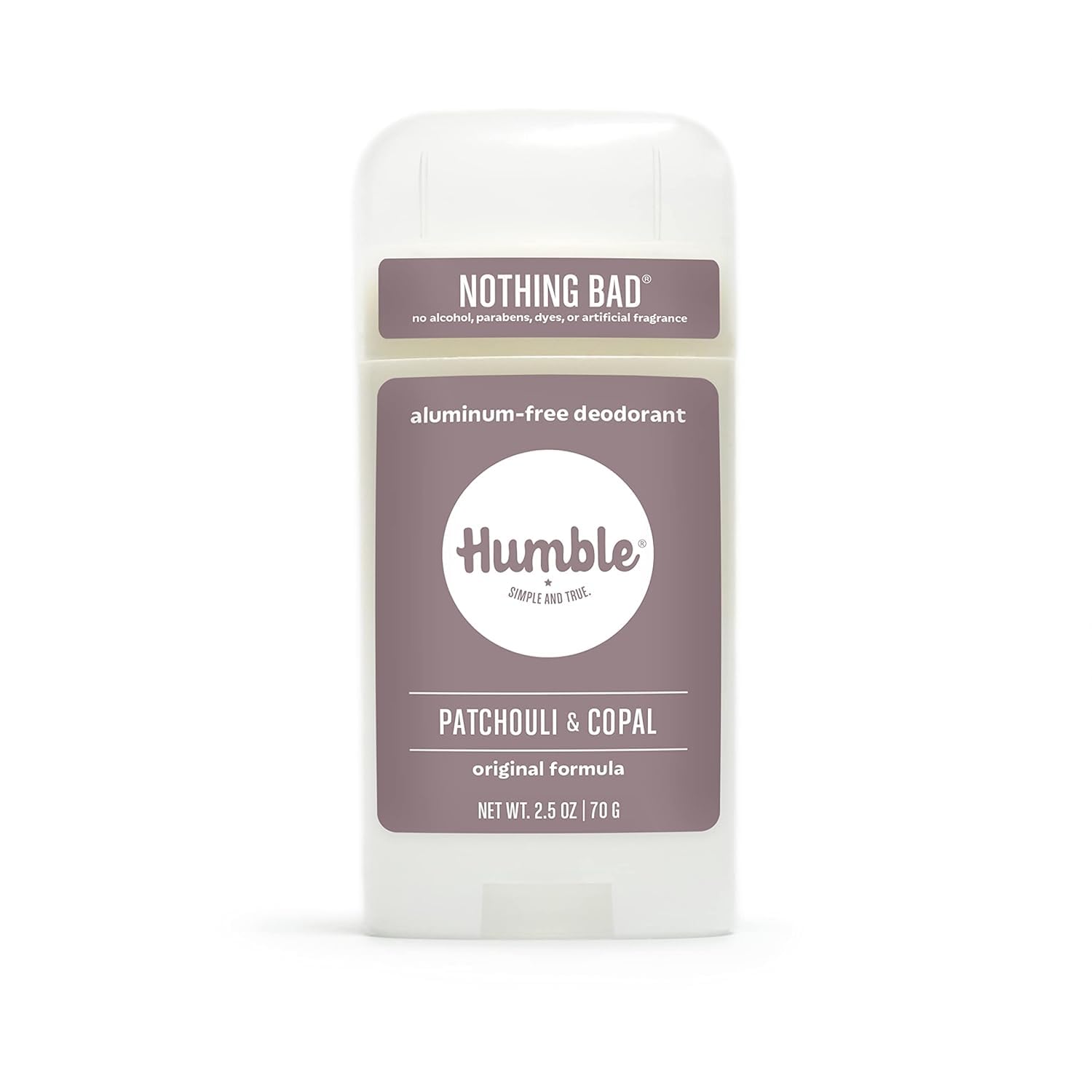 Humble Brands, Deodorant Patchouli Copal & Frankincense Organic, 2.5 Ounce