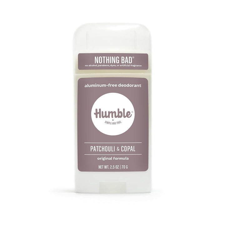 Humble Brands, Deodorant Patchouli Copal & Frankincense Organic, 2.5 Ounce