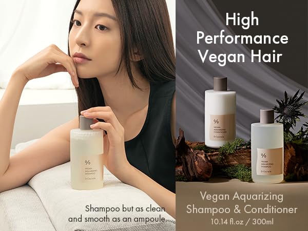 leegeehaam Dr.Ceuracle Vegan Aquarizing Shampoo for Dry Hair - Daily Moisturizing Hair Care with Aqua Seal, Hyaluronic Acid, Cypress Tree, Paraben & Silicone-Free
