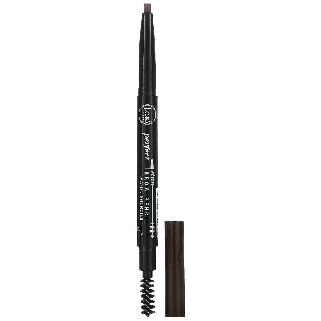 J. Cat Perfect Brow Duo Pencil 107 Dark Brown