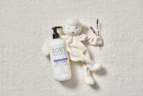 Zoey Naturals - Soothing Lavender Wash & Shampoo - Toddlers & Kids - With Tear-free, Paraben-Free, All Natural Ingredients for Sensitive Skin- 17 Oz